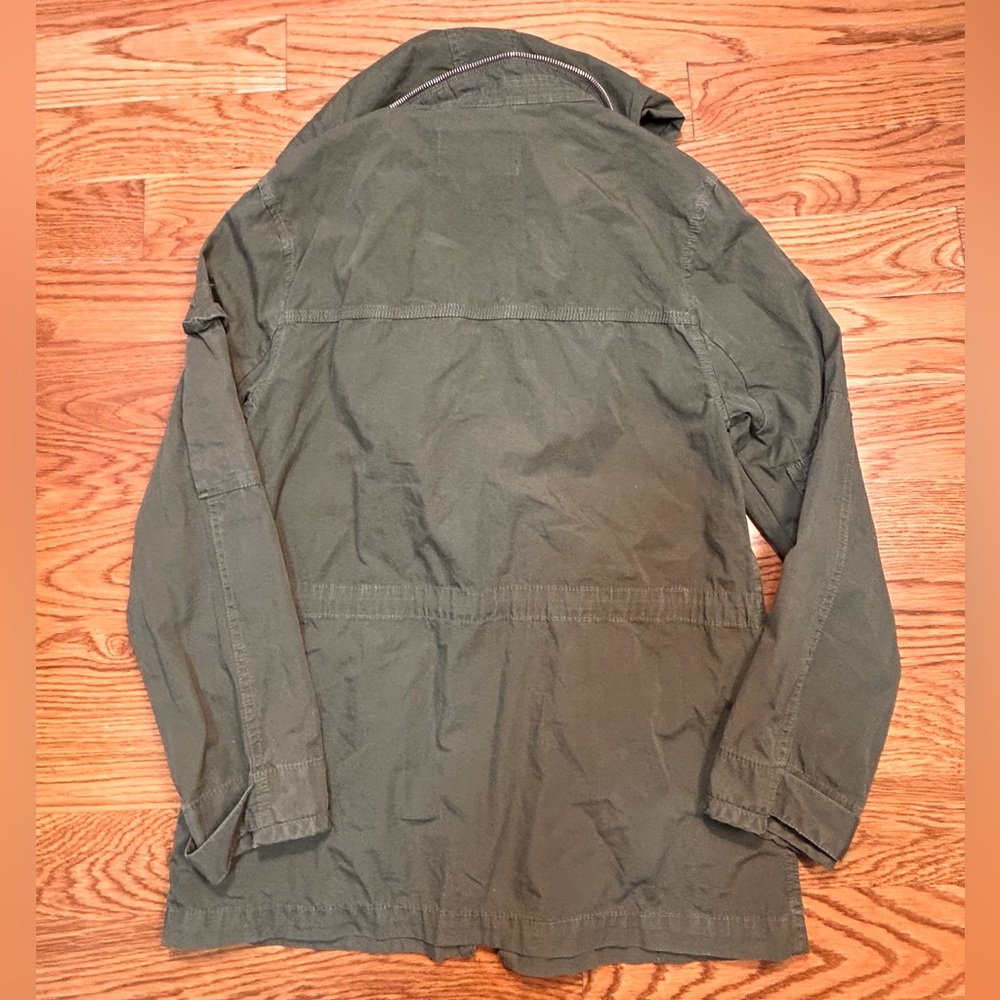 J. Crew Olive Green Utility‎ Field Jacket Downtown Perfect Lightweight Jacket - Picture 11 of 11